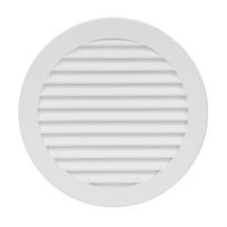 Plast. ventiliacijos grotelės EUROPLAST VR125, D125, baltos