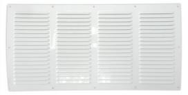 Aliumininės ventiliacijos grotelės, 100 x 200 mm, baltos