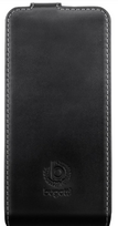 Mocco Bugatti Flip Case Vertical Opens Premium Leather Case for Apple iPhone 6 / 6S – Black