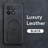 Luxury Business Leather Case for Xiaomi Poco X6 Pro PocoX6 Pro Magnetic Retro Leather Soft Case Wireless Charging Phone Case Shockproof Protect Cover For Poco X6 juoda