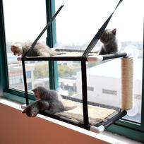 Pet Nest Hanging Nest Suction Cup Windowsill Cat Nest Detachable and Washable Double-layer Cat Hammock