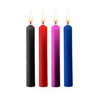 Ouch! Teasing Wax Candles, 4 vnt. Žvakių rinkinys