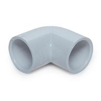 Alkūnė 406-010, PVC-U, 1″x90°, klijuojamas vidus