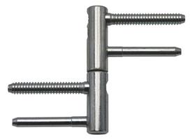 Lankstas durims TKZ Polna 96 265 530, 1.4 cm x 8.3 cm, pilka