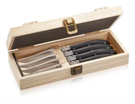 GEFU peilių komplektas kepsniams "Basco", 4 vnt., 24 cm