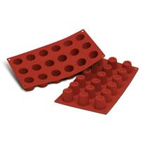 SILIKOMART silikoninė kepimo forma kanelėms "Canele SF033", 18 x 30 ml (viso: 540 ml)