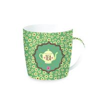EASY LIFE porcelianinis puodelis "Teatime Green", 350 ml