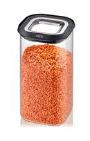 GEFU stiklinis indas biriems maisto produktams "Pantry", 1,4 l, 11x11x20 cm