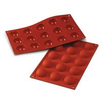 SILIKOMART silikoninė kepimo forma "Semisfera", 15 x 20 ml (viso: 300 ml)