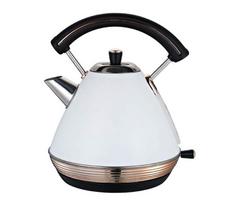 SCHAFER baltas virdulys, puoštas aukso spalva, 1,7 l
