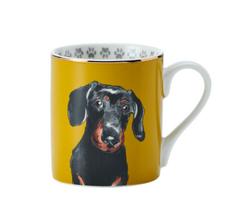 LIFETIMEBRANDS porcelianinis puodelis "Dachshund", 280 ml