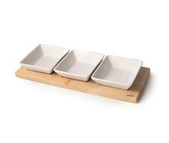LACOR dubenėlių ir padėklo rinkinys "Basic", 4 dalys