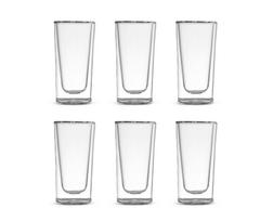 WD LIFESTYLE dvigubo stiklo stiklinės, 6 vnt., 100 ml
