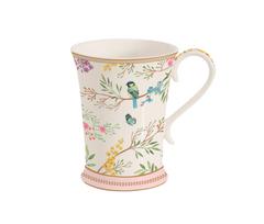 EASY LIFE porcelianinis puodelis "Birds melody", 300 ml