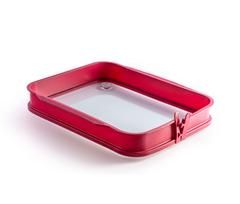 COOX silikoninė išlankstoma kepimo forma su serviravimo padėklu, 3,8 l, 37x31x6,5 cm