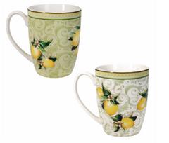 BRANDANI porcelianinių puodelių rinkinys  "Limoni", 2 vnt. 250 ml