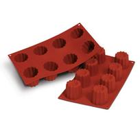 SILIKOMART silikoninė kepimo forma kanelėms "Canele SF050", 8 x 92 ml (viso: 736 ml)