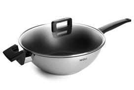 WOLL plieninė Wok keptuvė "Concept" su stikliniu dangčiu, Ø 30 cm