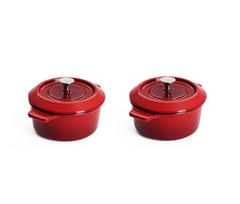WOLL ketaus mini troškintuvas "Iron", 2 vnt., Ø 10 cm, 0,3 l