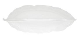 EASY LIFE serviravimo indas "Leaves white", 39 x 16 cm
