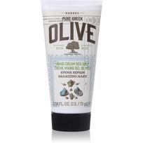 Korres Pure Greek Olive & Sea Salt drėkinamasis rankų kremas su jūros druska 75 ml