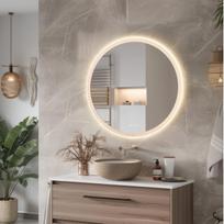 Wobbee Gosh apvalus veidrodis su Led apšvietimu 80cm