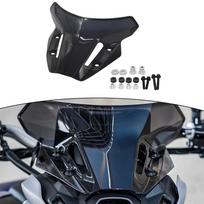 Motociklo priekinis stiklas Juodi vėjo deflektoriai Tinka BMW MT-09 / FZ-09 2021-2022