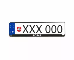 Wurth numerių rėmeliai - BOSAS