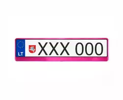Blizgantis rožinis - be užrašo