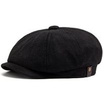 Naujos vintažinės kepurės-beretės Vasarinis lininis beretas Vyrams Moterims Madinga Retro Prabangi skydelio kepurė Hip Hop Atsitiktinė kepurė Kasdieniam dėvėjimui Unisex juoda