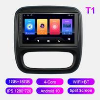Android automobilinis radijas, skirtas Renault Trafic 2015-2017 Multimedijos grotuvo galvos blokas Stereo GPS navigacija BT WIFI 1+16GB 1+16GB