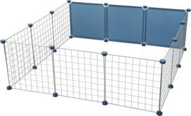 Narvas Zolux Neolife Neopark, 105x105x35 cm, mėlynas