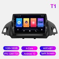 Android automobilinis radijas, skirtas Ford Kuga 2 Escape 3 2012-2019 Multimedijos grotuvo galvos blokas Stereo GPS navigacija BT WIFI 1+16GB 1+16GB