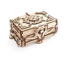 Ugears - 3D medinė mechaninė dėlionė Antikvarinė papuošalų dėžutė