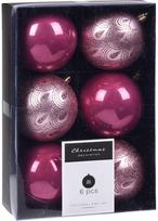 Eglutės burbulai ELEGAN PINK, 8 cm, 6 vnt.