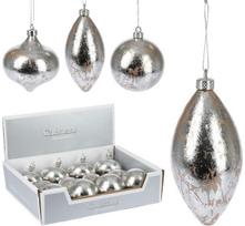 Eglutės žaisliukas SILVER, 8 cm