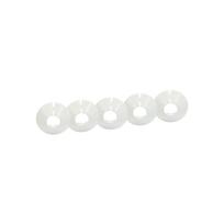 Žiedas vamzdžiams, 18 mm, baltas,  5vnt