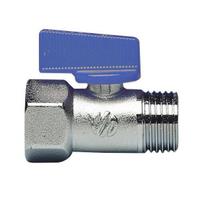 Ventilis A2207, 1/2″ vidin./išor. sriegis, mėlyna rankena