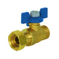 Ventilis 02290AZ 1/2″ su slankiojančia jungtimi mėl. rankena