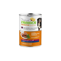Natural Trainer Sensitive No Gluten konservai su antiena šunims, 400 g