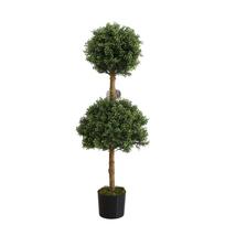 Dviejų buksmedžio rutulių topiarinis medis 120cm