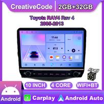 Android automobilio radijas, skirtas Toyota RAV4 Rav 4 2005–2013 m.