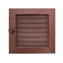 Grotelės židiniui HEARTH, vario spalvos, 170 x 170 mm