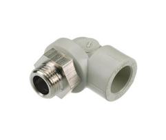 Alkūnė 25.2520A PPR, 25 mm x1/2″ išorinis sriegis