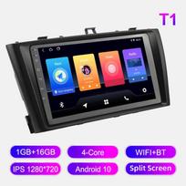 Android automobilio radijas, skirtas Toyota Avensis T270 2009-2015 Multimedijos grotuvas galvos blokas Stereo GPS navigacija BT WIFI 1+16GB 1+16GB