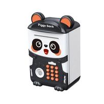 Pinigų dėžutė Elektroninė banko seifinė dėžutė Slaptažodžio užraktas Vaikų pinigų dėžutės Kūrybiškas žaislas Panda