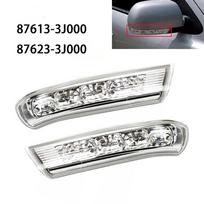Galinio vaizdo veidrodėlio posūkio signalo lemputė, skirta Hyundai Santa Fe 2010 2011 2012 Veracruz IX55 2007-2012 LED indikatoriaus mirksėjimo kartotuvui Left and right