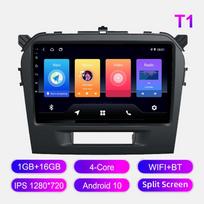 Android automobilio radijas Suzuki Vitara 2015-2022, multimedijos grotuvas, galvos blokas, stereo, GPS navigacija, BT, WIFI, 1+16GB 1+16GB