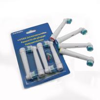 4 vnt. Oral B dantų šepetėlių galvutės Sensitive Clean SB-17A Nemokamas pristatymas SB-17A standard four