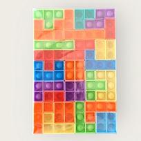 Pop it žaidimas - dėlionė Tetris, 27 detalės
